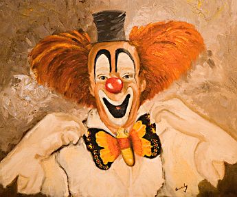 The Clown-My 1st Painting
